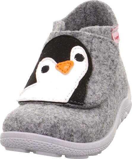 superfit Happy slipper grå/svart medium superfit Happy slipper grå/svart medium
