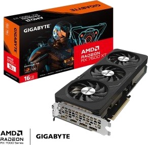 Gigabyte Radeon Rx 7600 Xt Gaming Oc 16G - 16GB GDDR6 RAM - Grafikkort