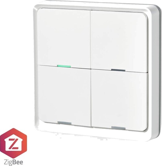 SmartLife Veggbryter | Zigbee 3.0 | Wall Mount | Android™ / IOS | Plast | Hvit SmartLife Veggbryter | Zigbee 3.0 | Wall Mount | Android™ / IOS | Plast | Hvit