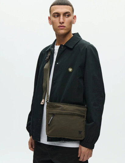 WOOD WOOD Wwflorian Side Bag 25346 Khaki green