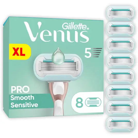 Gillette Venus Pro Smooth Sensitive 8 pcs. Barberblad