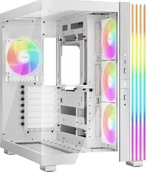 Be quiet! Light Base 600 LX Midi Tower Kabinett med Glassvindu Hvit Be quiet! Light Base 600 LX Midi Tower Kabinett med Glassvindu Hvit