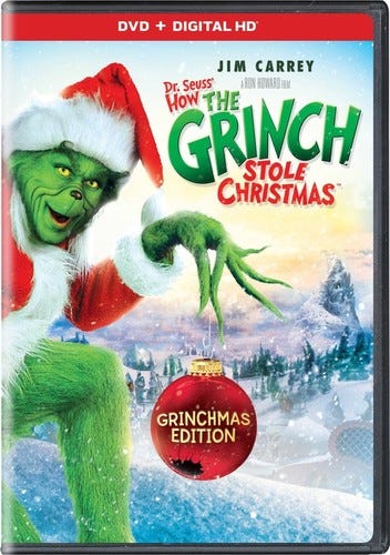 Dr Seuss' How The Grinch Stole Christmas DVD Dr Seuss' How The Grinch Stole Christmas DVD