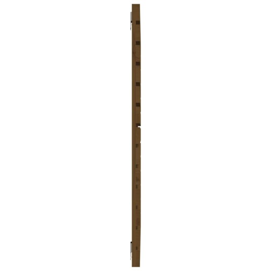 vidaXL Veggmontert hodegavl honningbrun 141x3x91,5 cm heltre furu