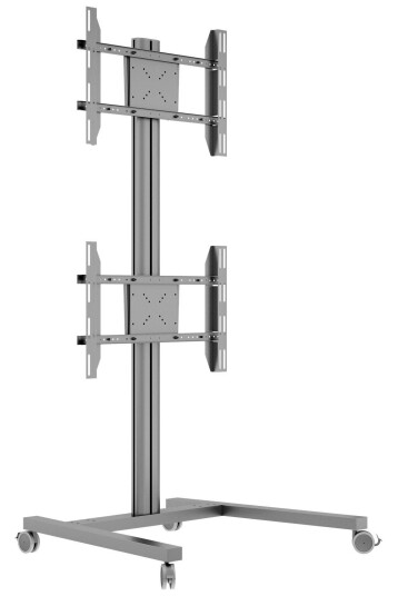 Multibrackets M Display Stand 180 Dual Vertical - vogn - for 2 LCD-skjermer - svart