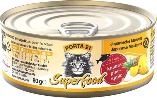 Porta 21 Superfood Makrell Med Ananas 6 X 80 G
