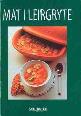 Mat i leirgryte, Veldig pen bok / som ny