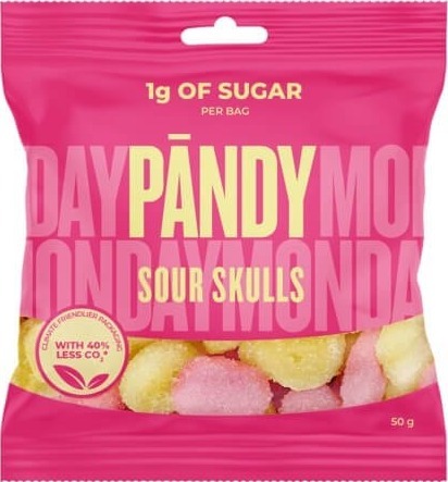 Pandy Candy Sour Skulls 50g Pandy Candy Sour Skulls 50g