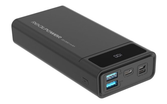 Realpower Pb-20K Pd, 20000 Mah, 18 W, Sort