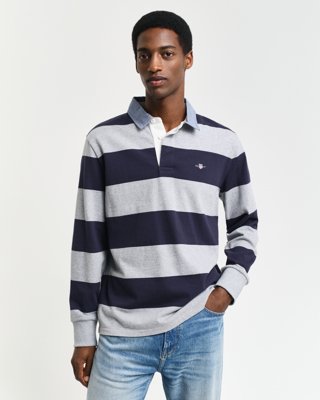 Stripete Chambray Heavy Rugger GREY MELANGE XXL