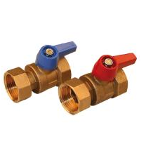Roth 1" Kuleventilsett, rett 2 stk Roth 1" Kuleventilsett, rett 2 stk