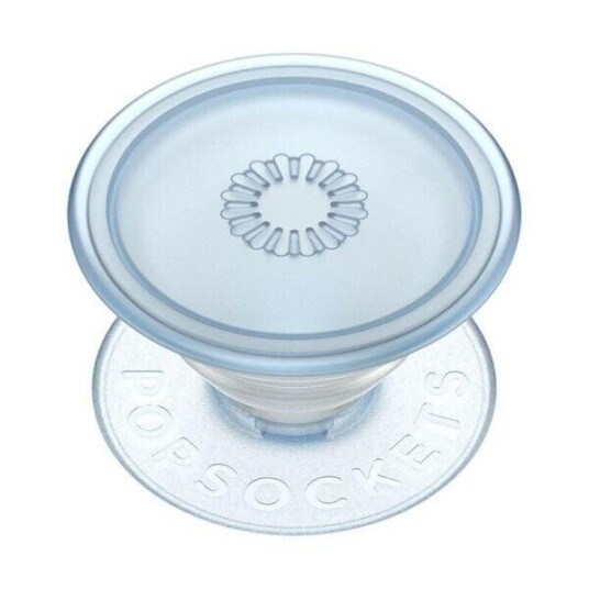 Popsockets PopGrip for mobiltelefon (Ice Blue)