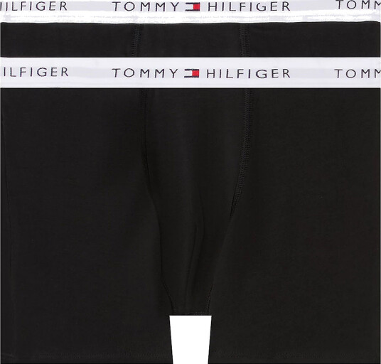 Tommy Hilfiger Boxershorts 2 pack Black/Black Tommy Hilfiger 14 16 år (164 176) Boxershorts Hvit Svart