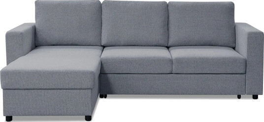 Julia Sovesofa 3 seter med Divan Venstre Lysegrå Julia Sovesofa 3 seter med Divan Venstre Lysegrå