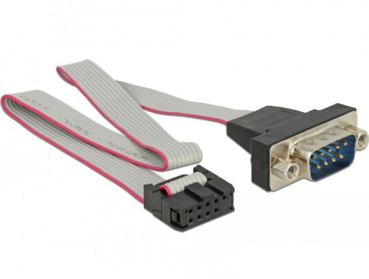 Delock seriell kabel - 9-pins serieheader til DB-9 - 25 cm Delock seriell kabel - 9-pins serieheader til DB-9 - 25 cm