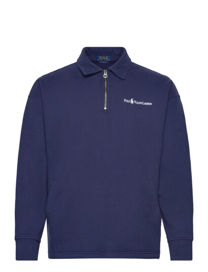 Polo Ralph Lauren Heavy Wt Fleece Knt Sweatshirt   Navy   XS