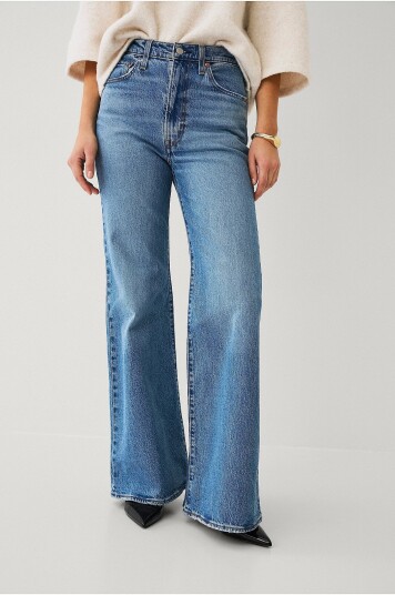Levi's Jeans Ribcage Bells Blå