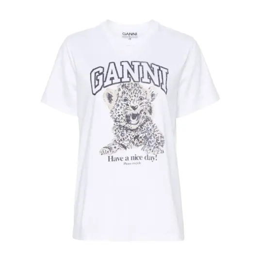 Ganni, Dame, Topper, Hvit, XS, Ganni, Dame, Topper, Hvit, XS,