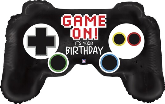 Ballongkungen Folieballong Gaming Happy Birthday 35020