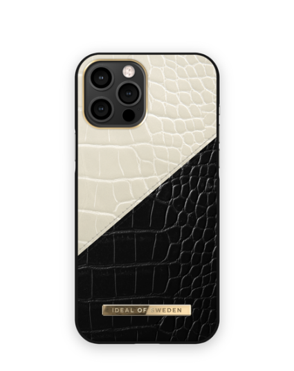 iDeal of Sweden Atelier Case Iphone 12 Pro Max Cream Black Croco