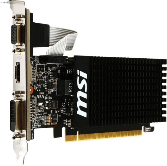 MSI GeForce GT 710 2GB DDR3 Low Profile Skjermkort