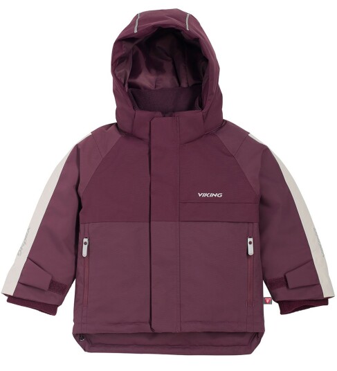 Viking Footwear Kids' Play Winter Jacket Thermal Plum 104 Viking Footwear Kids' Play Winter Jacket Thermal Plum 104