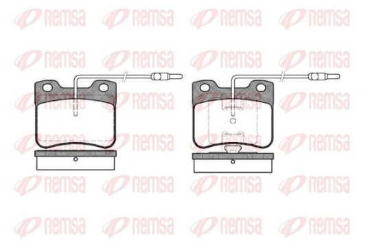 Bremseklosser REMSA 0247.04 Bremseklosser REMSA 0247.04