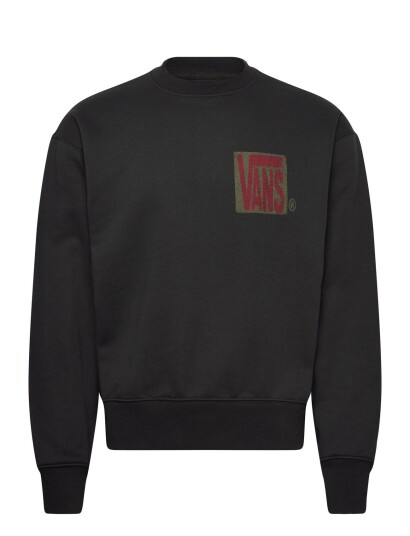 VANS Stretch Stack Crackle Crew Black S VANS Stretch Stack Crackle Crew Black S