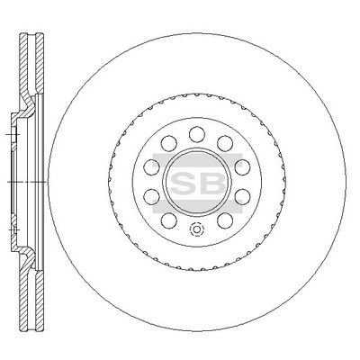 Bremseskive Hi-Q SD5439 Bremseskive Hi-Q SD5439