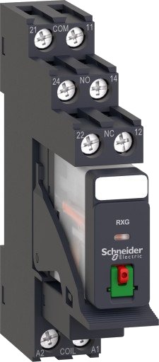 Schneider Electric 30 stk RXG21P7PV relé med stikkontakt+test 2C/O 10A 230VAC Schneider Electric 30 stk RXG21P7PV relé med stikkontakt+test 2C/O 10A 230VAC