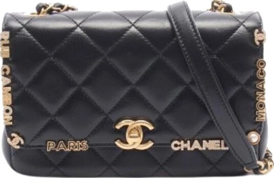 Chanel Vintage unisex Pre owned Svart ONE SIZE,