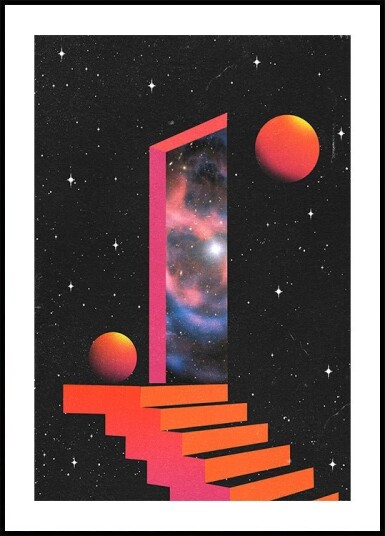 Space Portal Plakat / 40x50cm Space Portal Plakat / 40x50cm