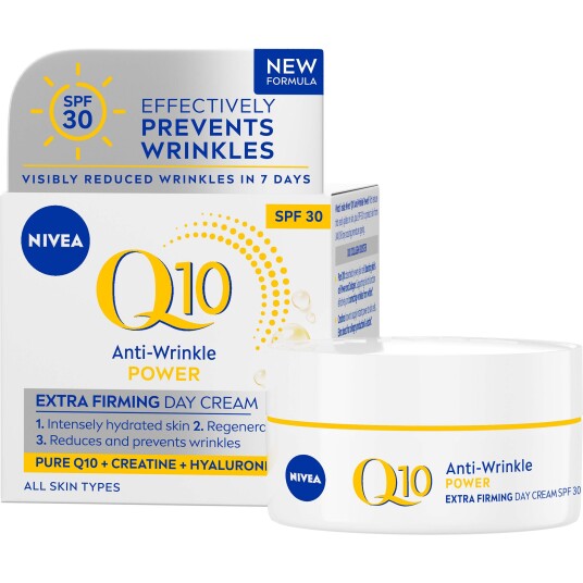 NIVEA Q10 Power Dagkrem SPF30 50 ml - Anti-Rynke og Fuktighetsgivende