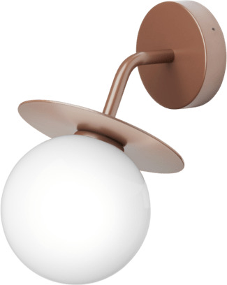 Nuura Liila Utendørs Vegglampe Mørk Bronse/ Opal Nuura Liila Utendørs Vegglampe Mørk Bronse/ Opal