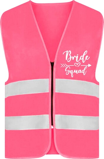 Refleksvest Bride Squad X Large