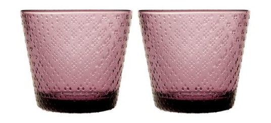 Iittala - Tundra glass 29 cl 2 stk røsslyng