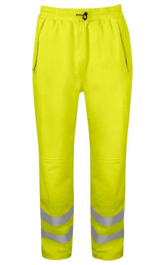 ProJob 6550 Regnbukse En Iso 20471 Kl 2/1 Yellow/Black S