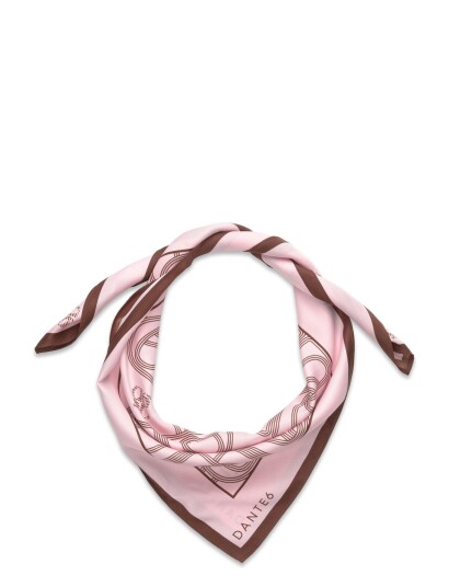 Dante6 Dante6 Monogram Scarf   Pink   ONE SIZE