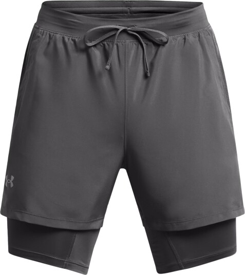 Under Armour Men"s UA Launch 5"" 2-In-1 Short Gray S