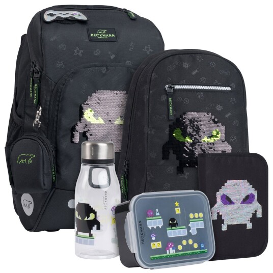 Beckmann Pakke Skolesekk 1.kl Pixel Active Air FLX Beckmann Pakke Skolesekk 1.kl Pixel Active Air FLX
