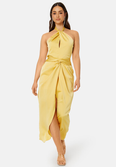 Elle Zeitoune Kelsie Halterneck Dress Limoncello XS (UK8) Elle Zeitoune Kelsie Halterneck Dress Limoncello XS (UK8)