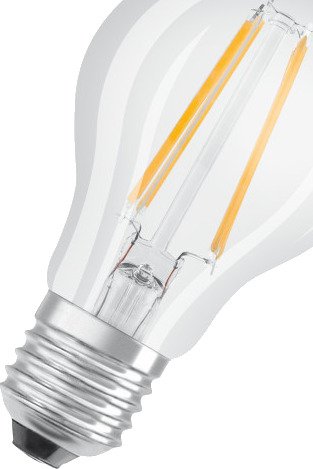 Ledvance E27 standardpære 2700K 5,9W clear 105 x 60 mm