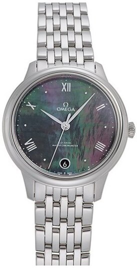 Omega Dameklokke 434.10.34.20.07.001 De Ville Prestige Sort/Stål