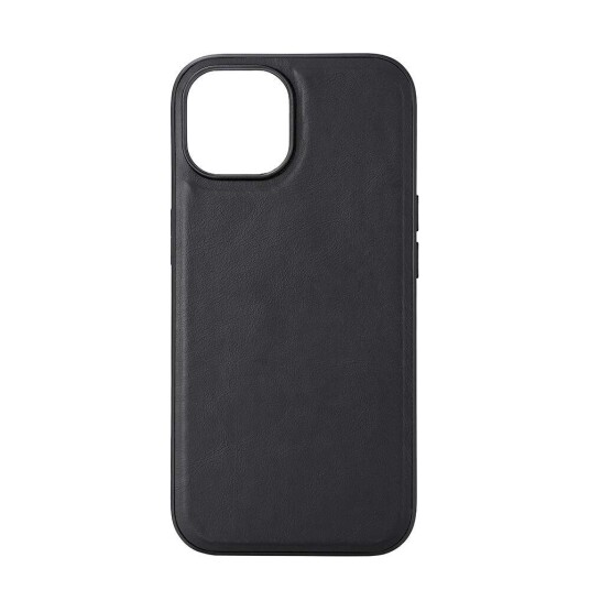 BUFFALO Backcover Leather Mag Series iPhone 15 Black