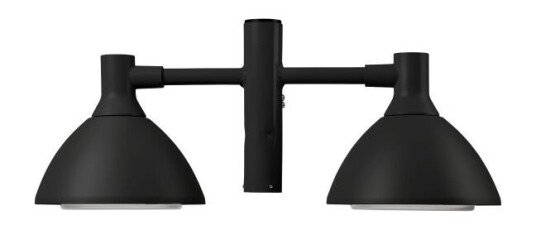 Westal Ark Mini Dubbel Stolpearmatur 20 W, 1250 lm Svart, Belysning