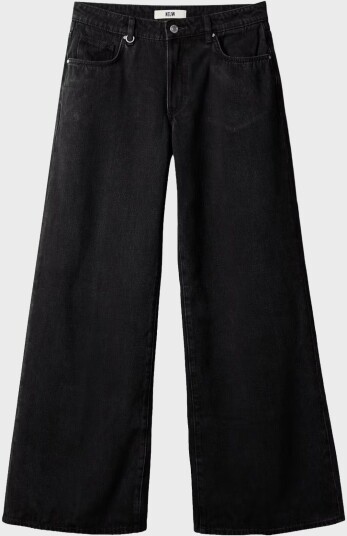 NEUW Milla Wide Blackoutwashed Black   Black   25 x 32