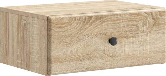  Vegghengt Nattbord Sonoma eik 49 x 34,5 x 20 cm Konstruert tre