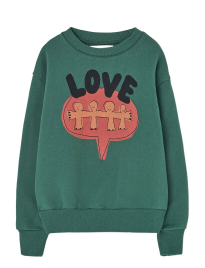 THE ANIMALS OBSERVATORY Love Freen Bear Sweatshirt - Green - 8 Y
