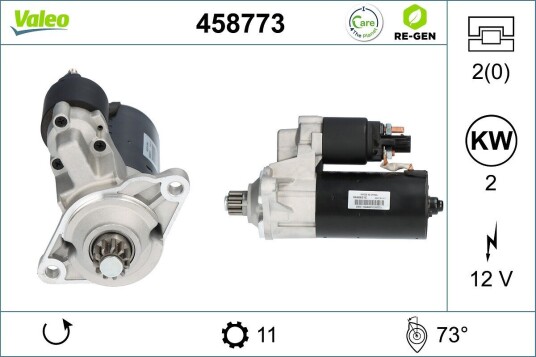 Starter VALEO 458773