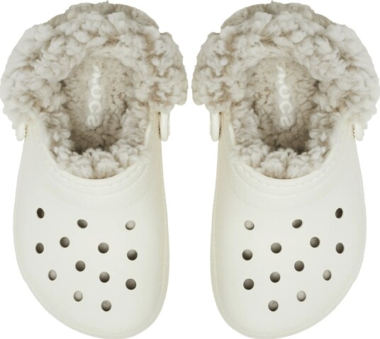 Crocs Sandaler   Classic+ Fleece Foret tresko K   Summit White   Crocs   28/29   Sandals Beige Hvit